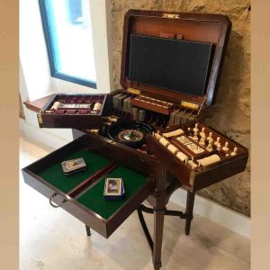 19th Century Antique Games Table