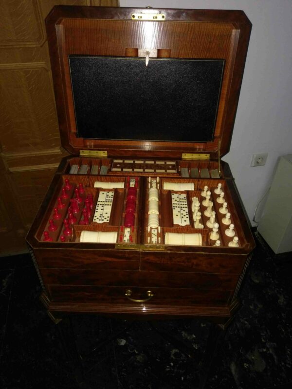 19th Century Antique Games Table - Image 16