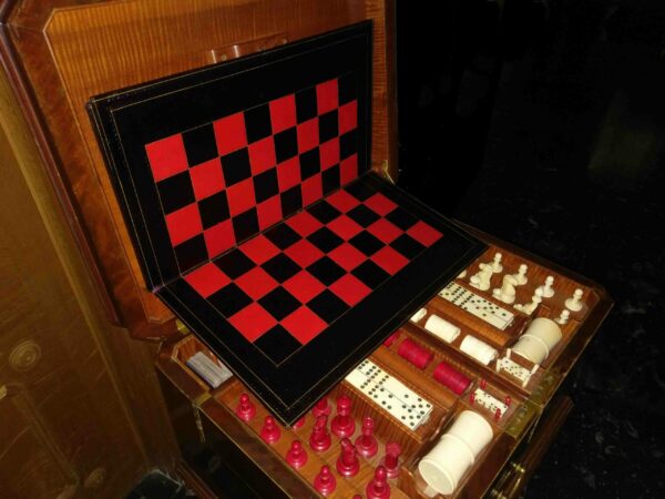 19th Century Antique Games Table - Image 10