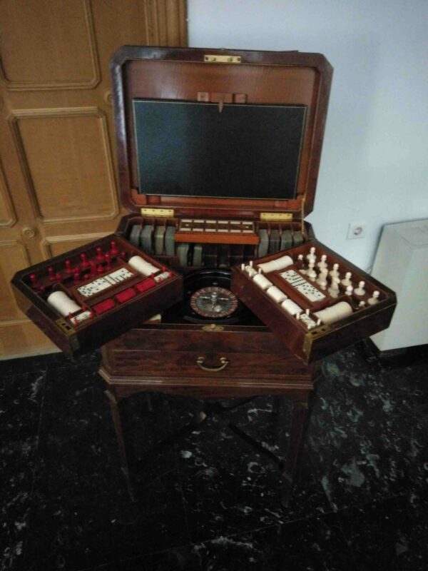 19th Century Antique Games Table - Image 3