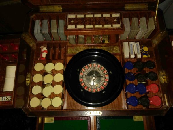 19th Century Antique Games Table - Image 11