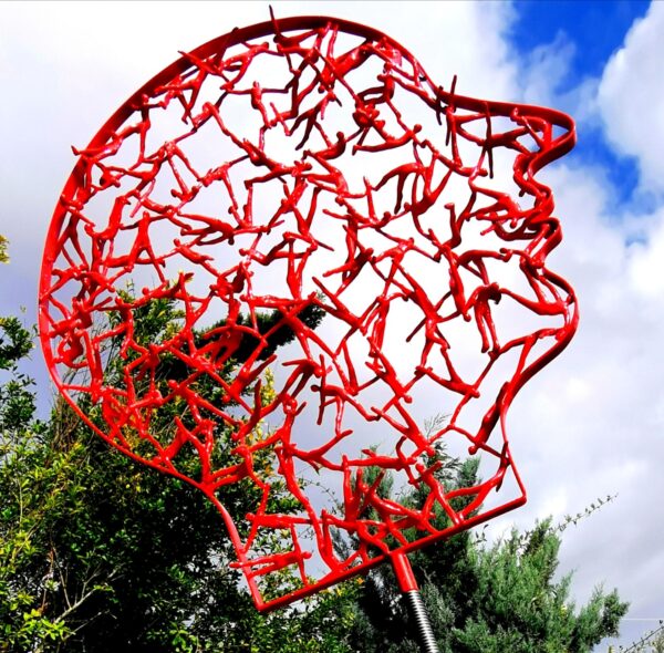 Kostis Georgiou - Human Head (Red) - Image 2