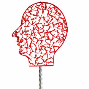 Kostis Georgiou - Human Head (Red)