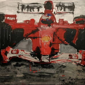 Mina Papatheodorou - Valyraki - Ferrari Frontal (Red Silver)